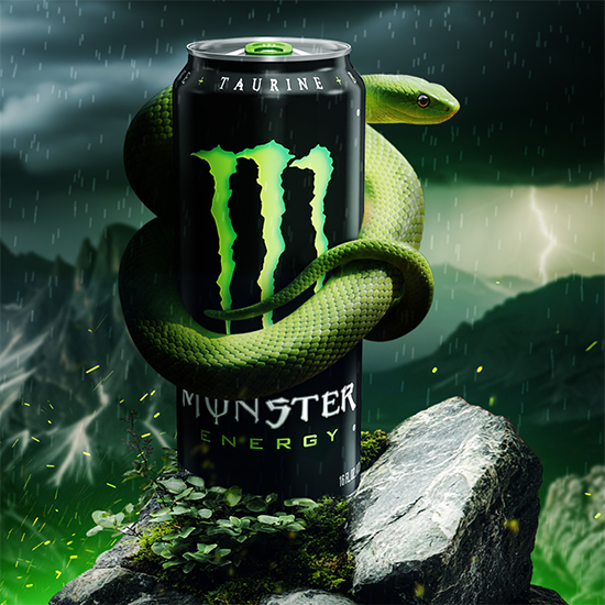 Monster Energy Ad design