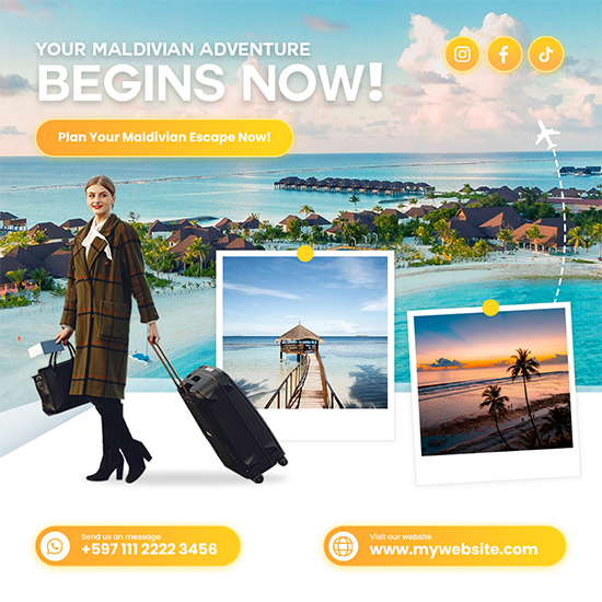 Maldeves travel post design