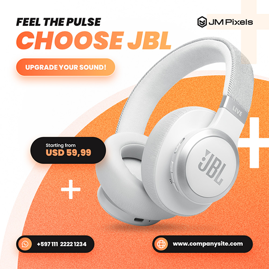 JBL Headphone ad