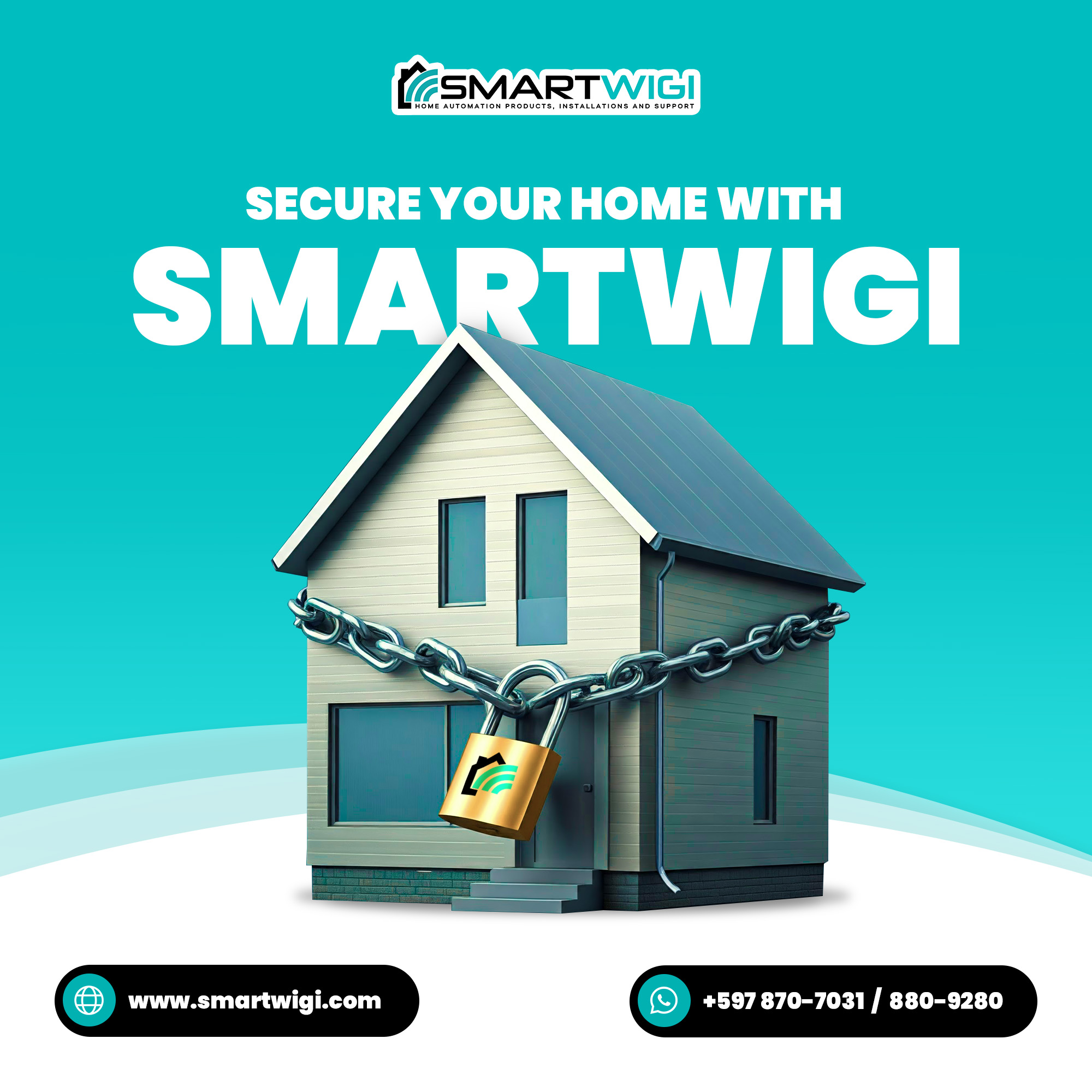 Smartwigi N.V. - Secure Home ad design